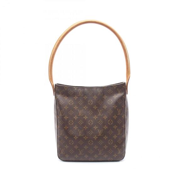 LOUIS VUITTON Brown Monogram Leather Shoulder Bag - Picture 1 of 11